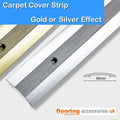 Carpet Cover Strips - Gold or Silver