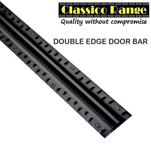 Double Edge Door Bars - Black