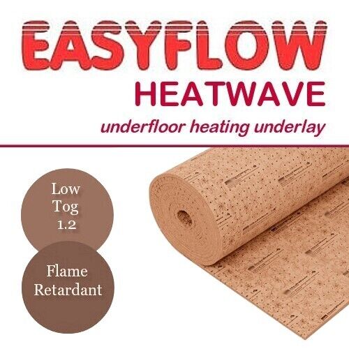 Easyflow Heatwave Underfloor Heating Carpet Underlay Rolls