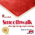 Smoothwalk 9mm Carpet Underlay Rolls
