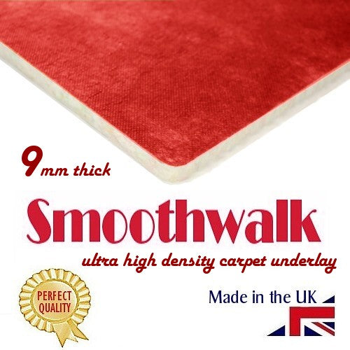 Smoothwalk 9mm Carpet Underlay Rolls